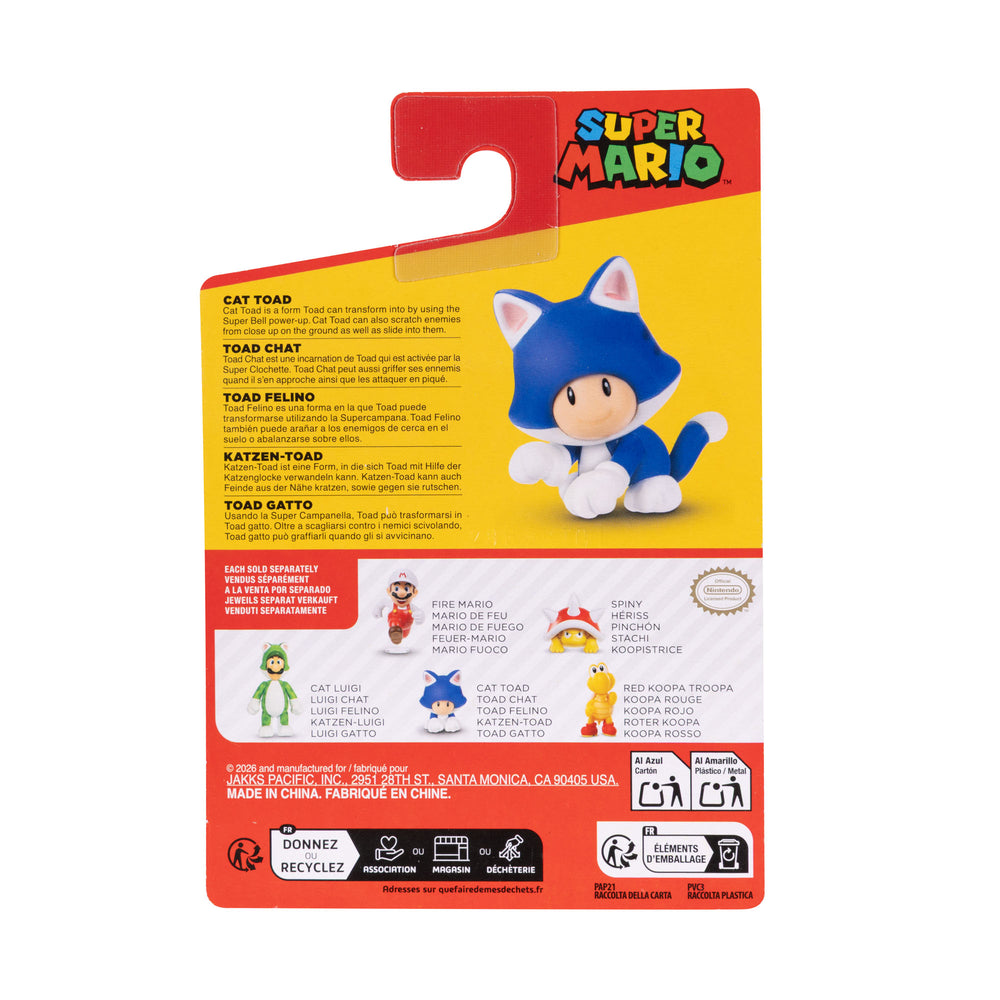 Jakks Pacific - Super Mario 2.5in Figures - Cat Toad