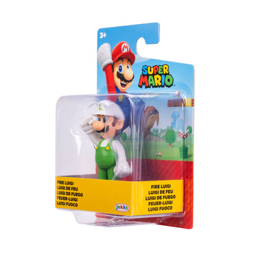 Jakks Pacific - Super Mario 2.5in Figures - Fire Luigi