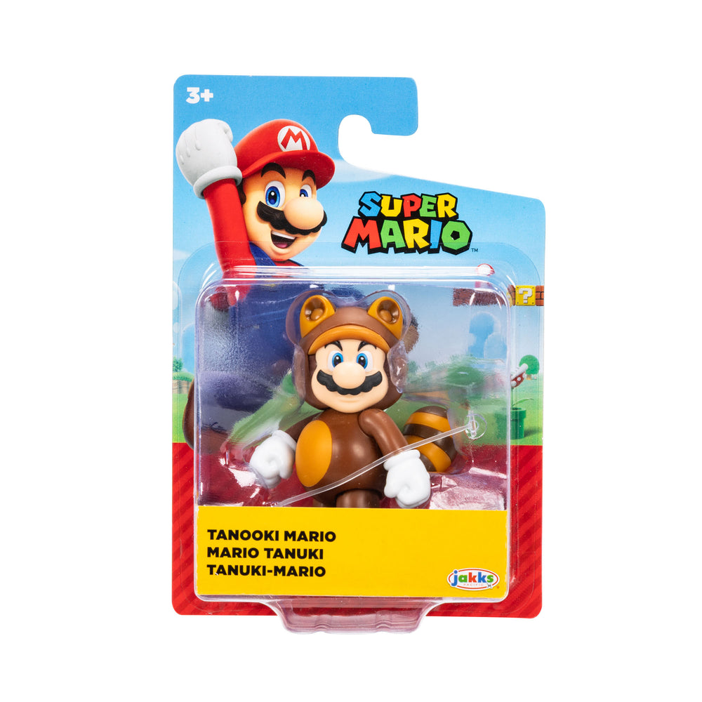 Jakks Pacific - Super Mario 2.5in Figures - Tanooki Mario