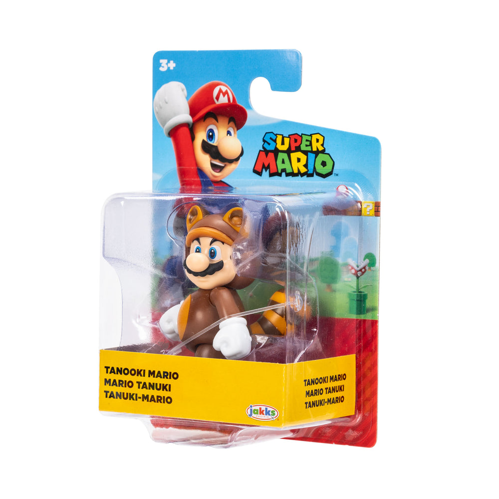 Jakks Pacific - Super Mario 2.5in Figures - Tanooki Mario