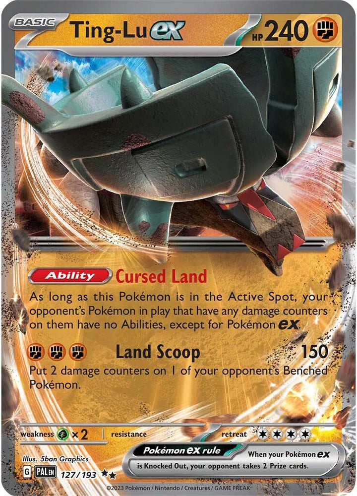 Pokemon | Ting-Lu ex (127/193) [Scarlet & Violet: Paldea Evolved] | The Nerd Merchant