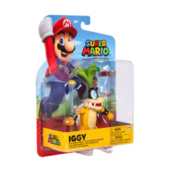 Jakks Pacific - Super Mario 4.0in Figures - Iggy Koopa w/ Wand