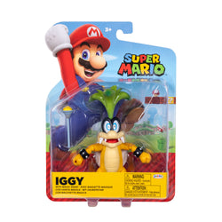 Jakks Pacific - Super Mario 4.0in Figures - Iggy Koopa w/ Wand