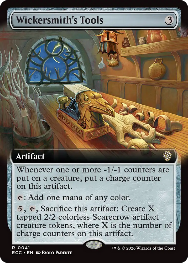 Magic | Wickersmith's Tools (Extended Art) [Lorwyn Eclipsed Commander] | The Nerd Merchant