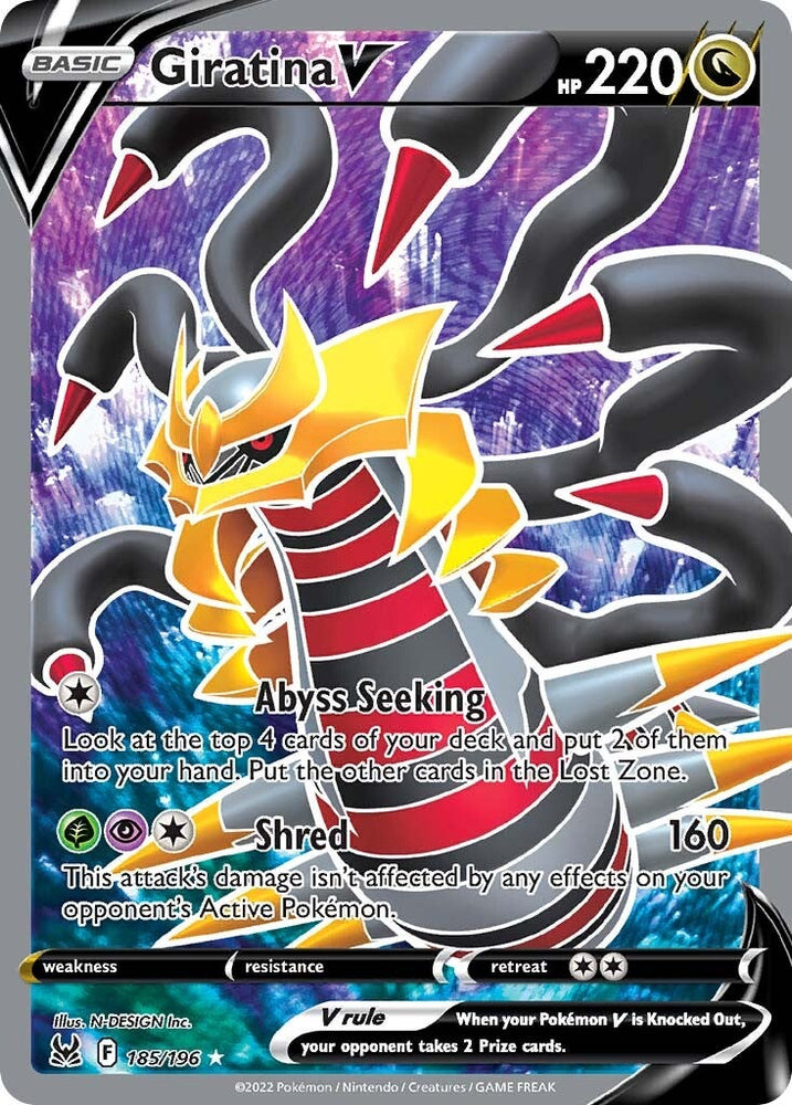 Pokemon | Giratina V (185/196) [Sword & Shield: Lost Origin] | The Nerd Merchant