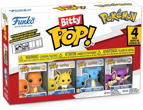 Bitty POP!: Pokémon - Charmander 4-Pack