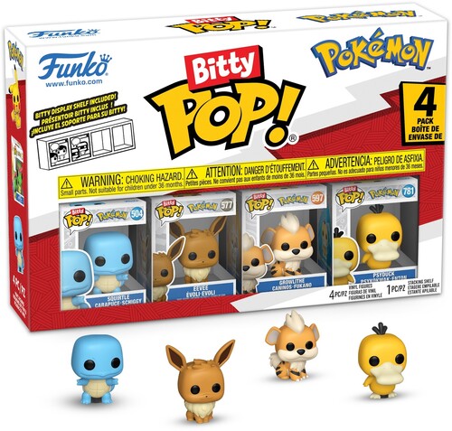 Bitty POP!: Pokémon - Squirtle 4-Pack