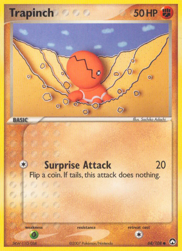 Pokemon | Trapinch (68/108) [EX: Power Keepers] | The Nerd Merchant