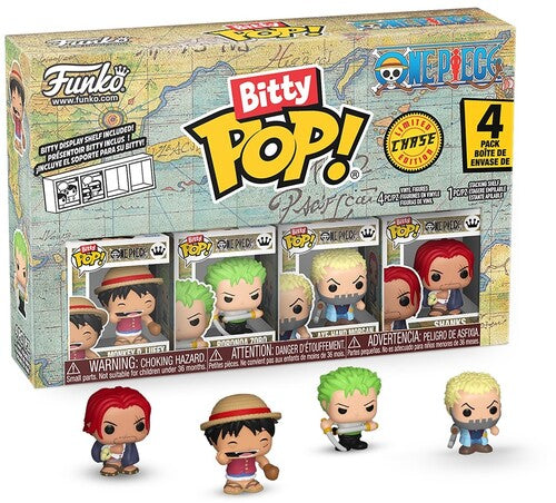 Bitty POP!: One Piece - Luffy 4-Pack