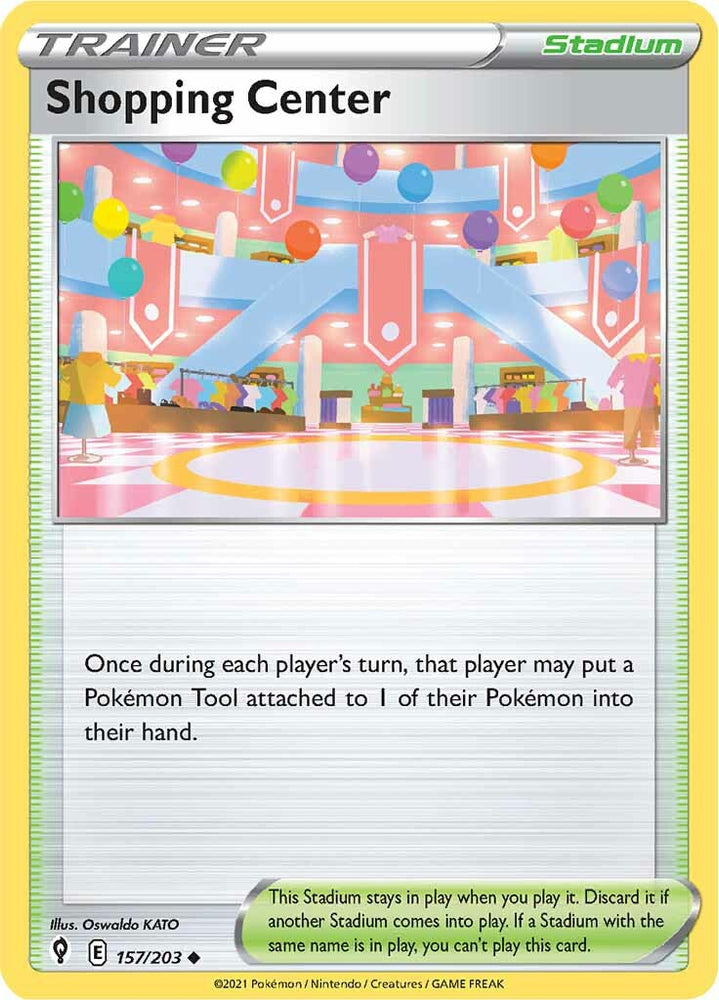 Pokemon | Shopping Center (157/203) [Sword & Shield: Evolving Skies] | The Nerd Merchant
