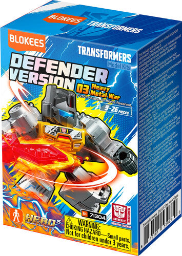 Blokees Figures Transformers Defender Version 03 Heavy Metal War