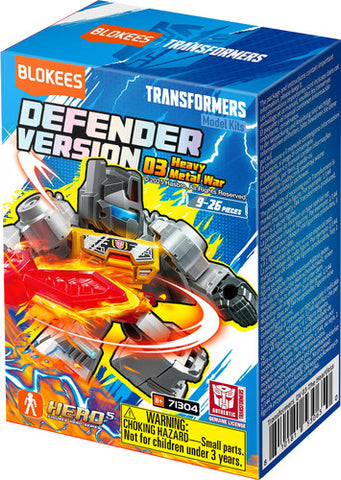 Blokees Figures Transformers Defender Version 03 Heavy Metal War