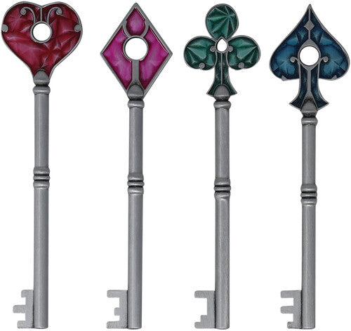 Resident Evil 2 - Set of Card Suit Keys (US Variants)