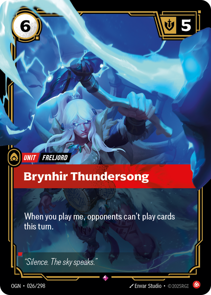 Brynhir Thundersong (Foil) - Origins #26