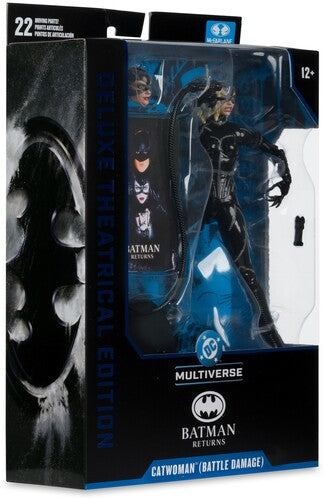 McFarlane Toys - DC Multiverse - Battle Damaged Catwoman (Batman Returns) 7" Action Figure Deluxe Theatrical Edition