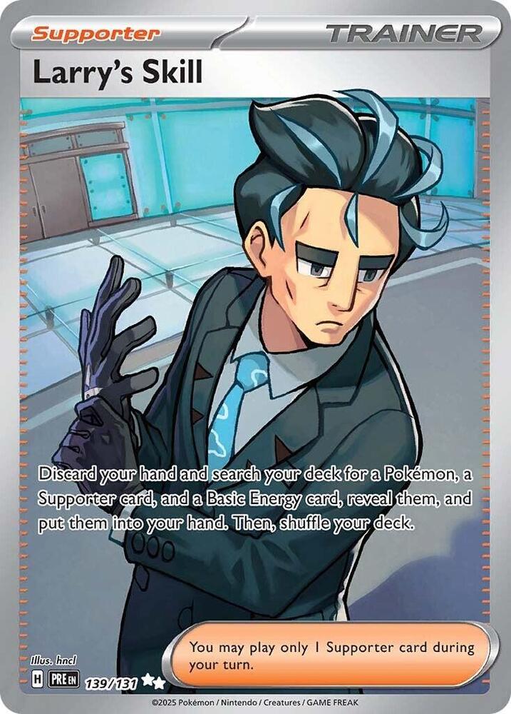 Pokemon | Larry's Skill (139/131) [Scarlet & Violet: Prismatic Evolutions] | The Nerd Merchant