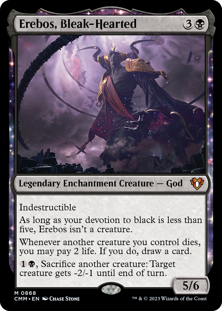 Magic | Erebos, Bleak-Hearted [Commander Masters] | The Nerd Merchant