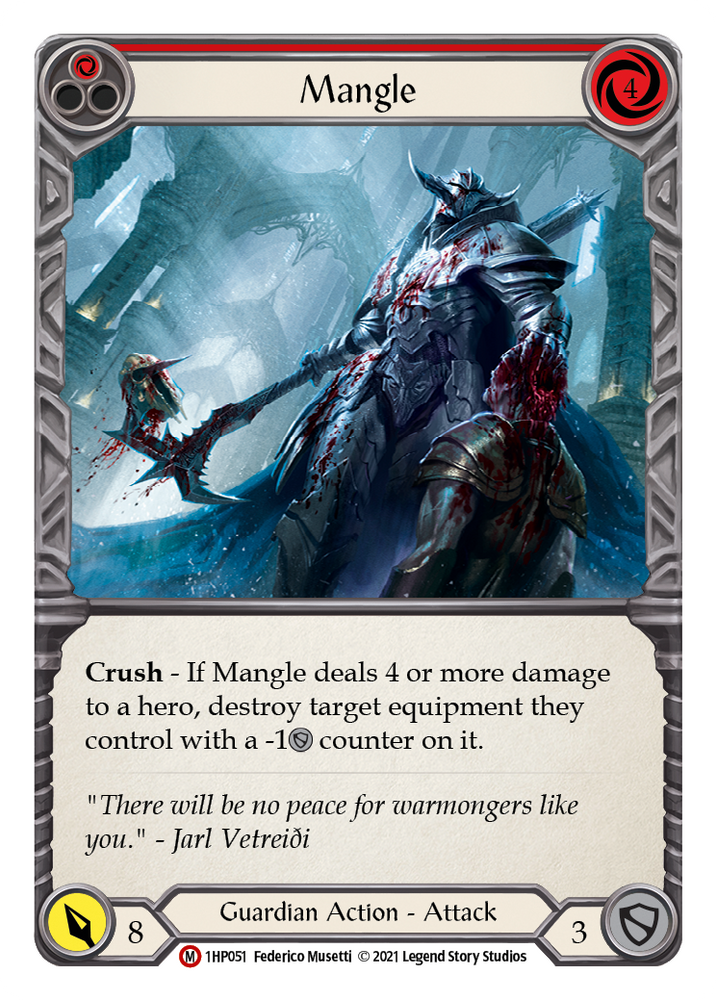 Flesh and Blood TCG | Mangle [1HP051] (History Pack 1) | The Nerd Merchant