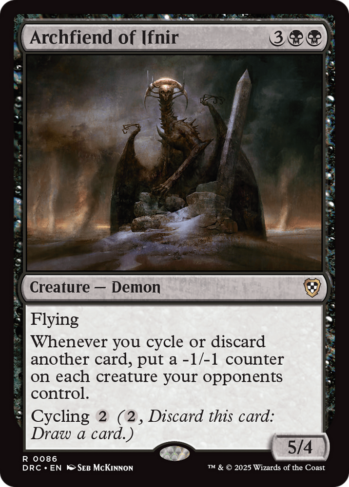 Magic | Archfiend of Ifnir [Aetherdrift Commander] | The Nerd Merchant