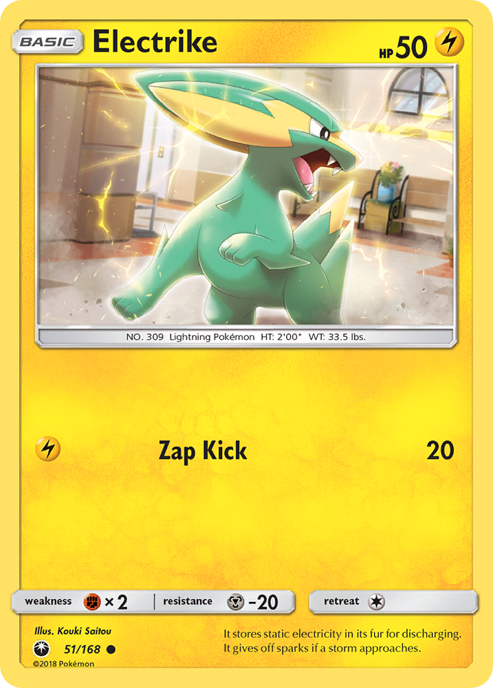 Pokemon | Electrike (51/168) [Sun & Moon: Celestial Storm] | The Nerd Merchant