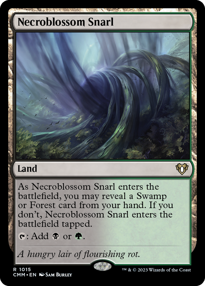 Magic | Necroblossom Snarl [Commander Masters] | The Nerd Merchant