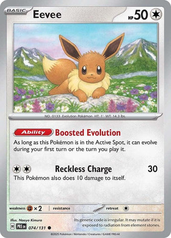 Pokemon | Eevee (074/131) [Scarlet & Violet: Prismatic Evolutions] | The Nerd Merchant