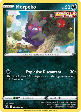 Pokemon | Morpeko (179/264) [Sword & Shield: Fusion Strike] | The Nerd Merchant