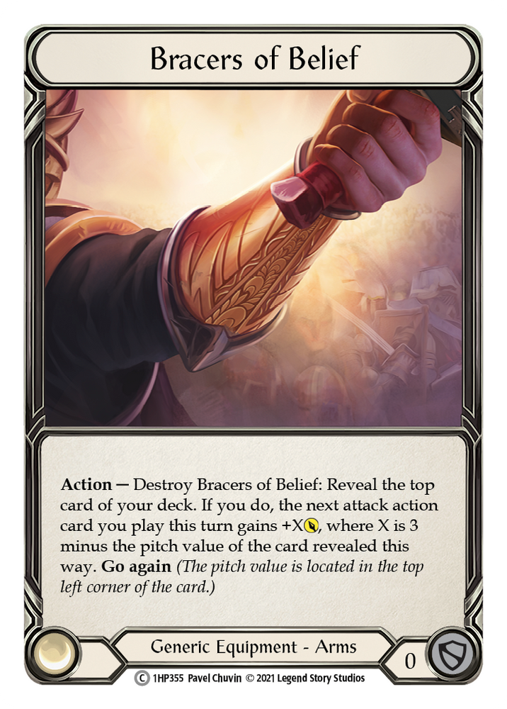 Flesh and Blood TCG | Bracers of Belief [1HP355] (History Pack 1) | The Nerd Merchant