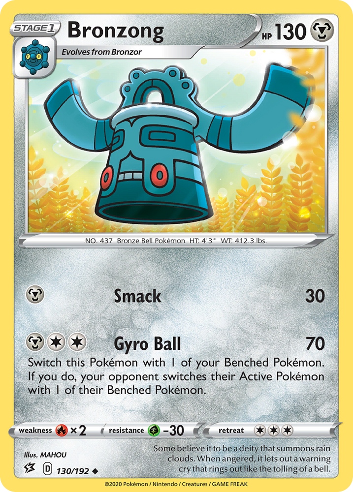 Pokemon | Bronzong (130/192) [Sword & Shield: Rebel Clash] | The Nerd Merchant