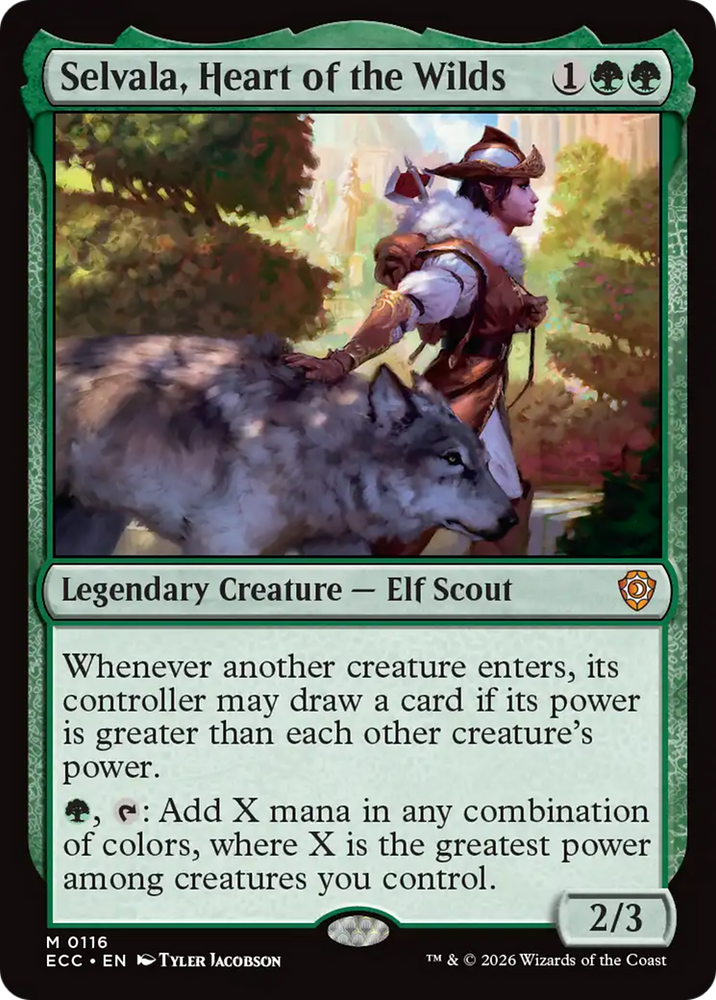 Magic | Selvala, Heart of the Wilds [Lorwyn Eclipsed Commander] | The Nerd Merchant