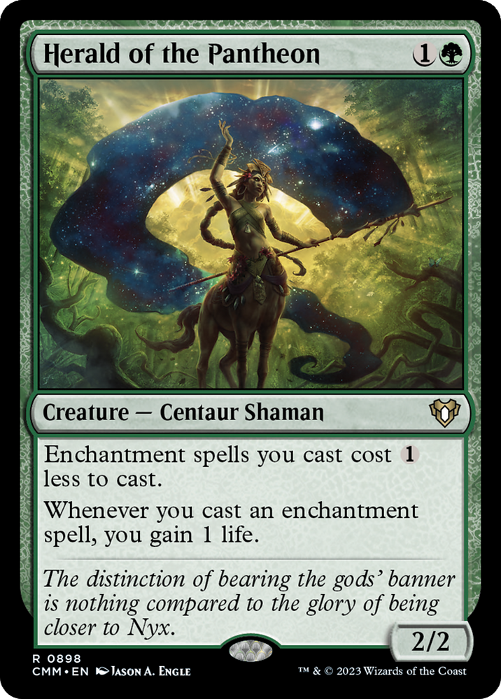 Magic | Herald of the Pantheon [Commander Masters] | The Nerd Merchant