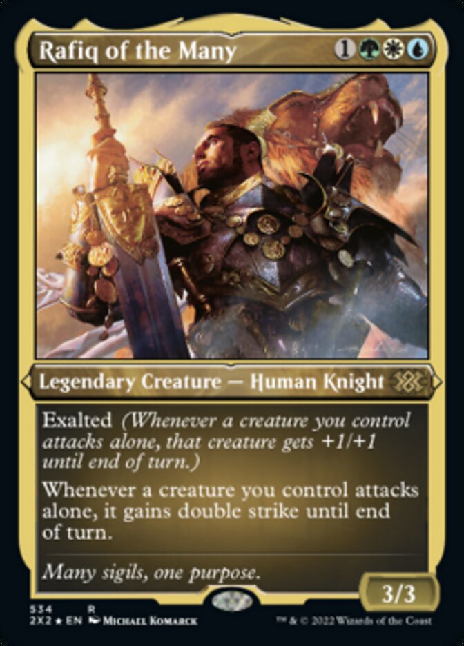 Magic | Rafiq of the Many (Foil Etched) [Double Masters 2022] | The Nerd Merchant
