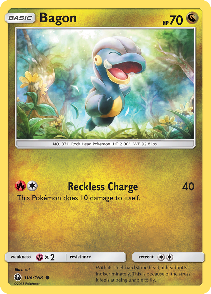 Pokemon | Bagon (104/168) [Sun & Moon: Celestial Storm] | The Nerd Merchant