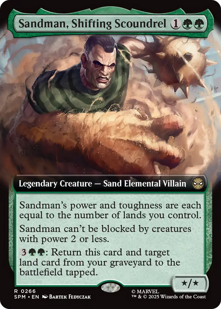 Magic | Sandman, Shifting Scoundrel (Extended Art) [Marvel's Spider-Man] | The Nerd Merchant