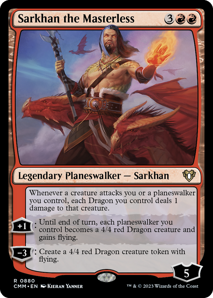 Magic | Sarkhan the Masterless [Commander Masters] | The Nerd Merchant