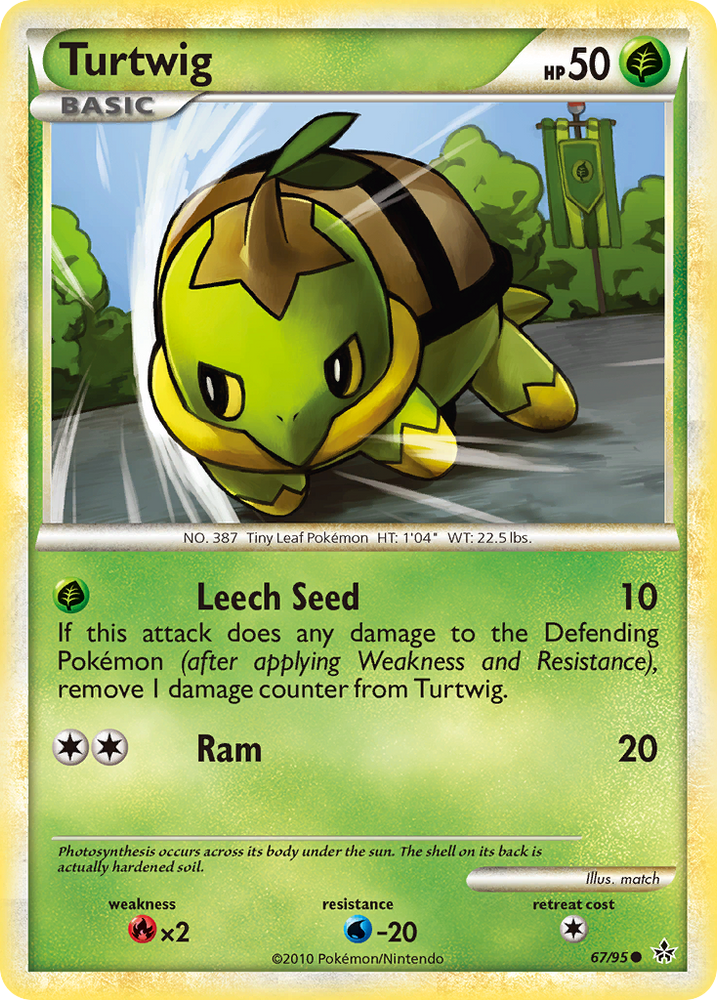 Pokemon | Turtwig (67/95) [HeartGold & SoulSilver: Unleashed] | The Nerd Merchant