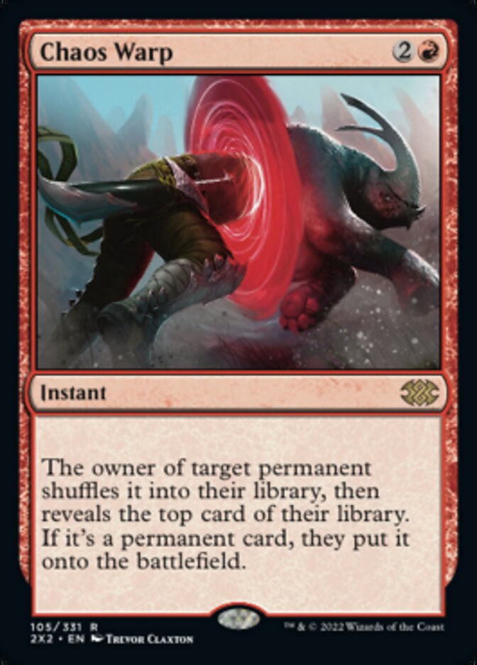 Magic | Chaos Warp [Double Masters 2022] | The Nerd Merchant
