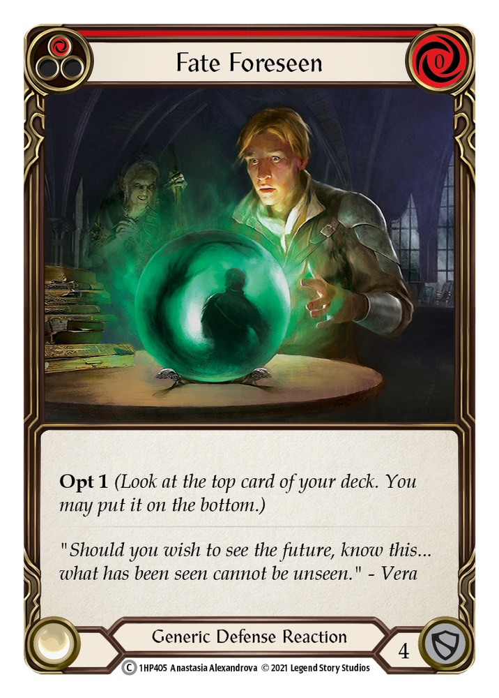 Flesh and Blood TCG | Fate Foreseen (Red) [1HP405] (History Pack 1) | The Nerd Merchant