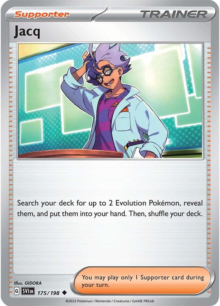 Pokemon | Jacq (175/198) [Scarlet & Violet: Base Set] | The Nerd Merchant