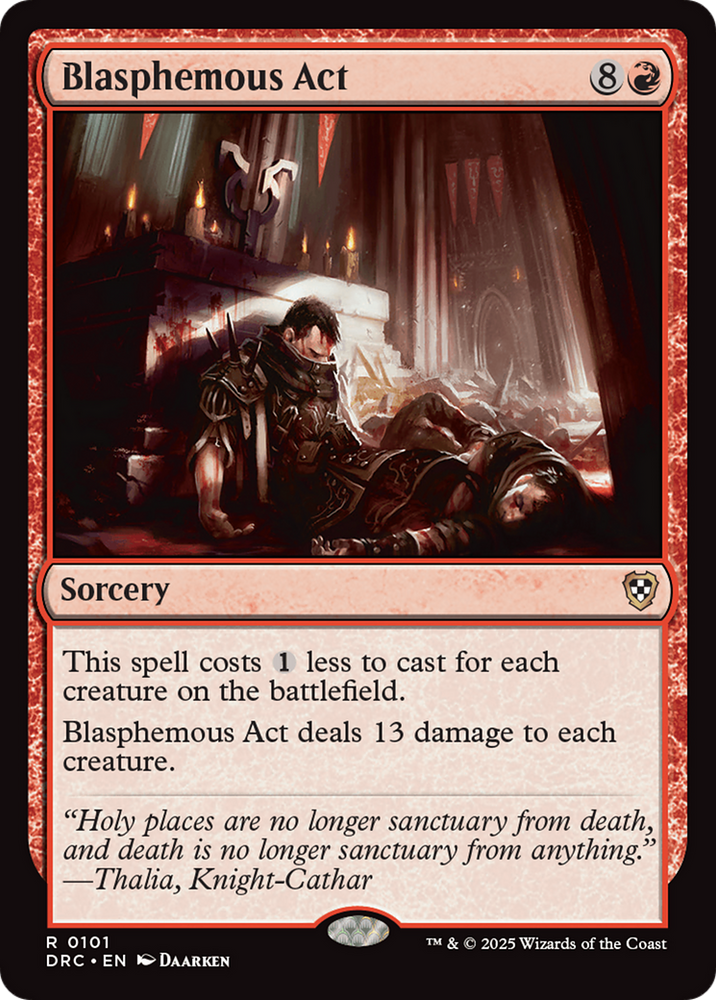 Magic | Blasphemous Act [Aetherdrift Commander] | The Nerd Merchant