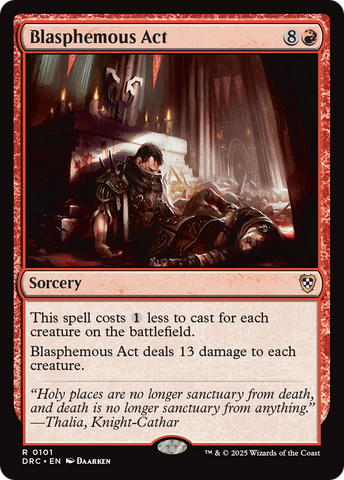 Magic | Blasphemous Act [Aetherdrift Commander] | The Nerd Merchant