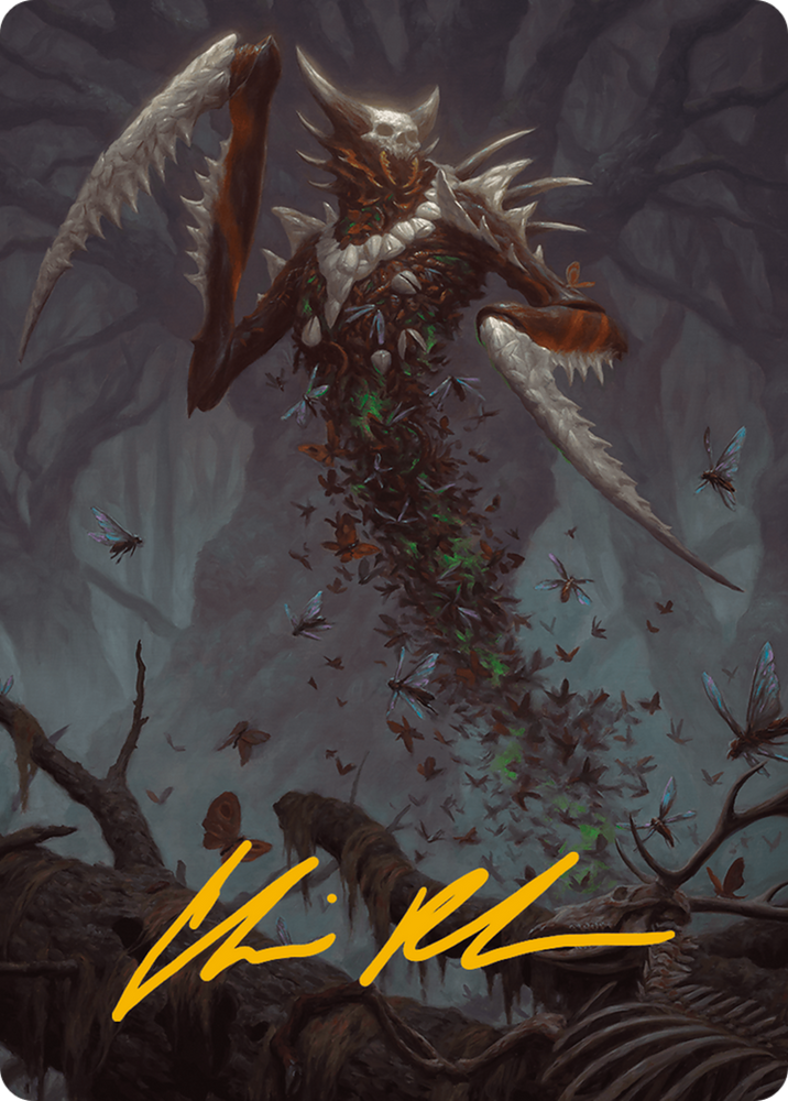 Magic | Grist, the Plague Swarm Art Card (Gold-Stamped Signature) [Modern Horizons 3 Art Series] | The Nerd Merchant
