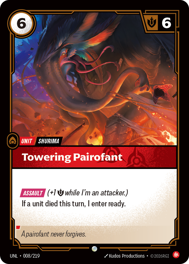 Towering Pairofant - Unleashed (008/219)
