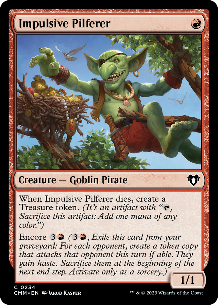 Magic | Impulsive Pilferer [Commander Masters] | The Nerd Merchant