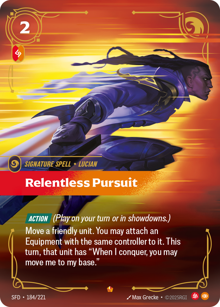 Relentless Pursuit (Foil) - Spiritforged #184