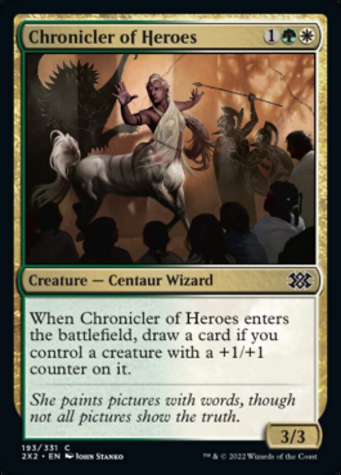 Magic | Chronicler of Heroes [Double Masters 2022] | The Nerd Merchant