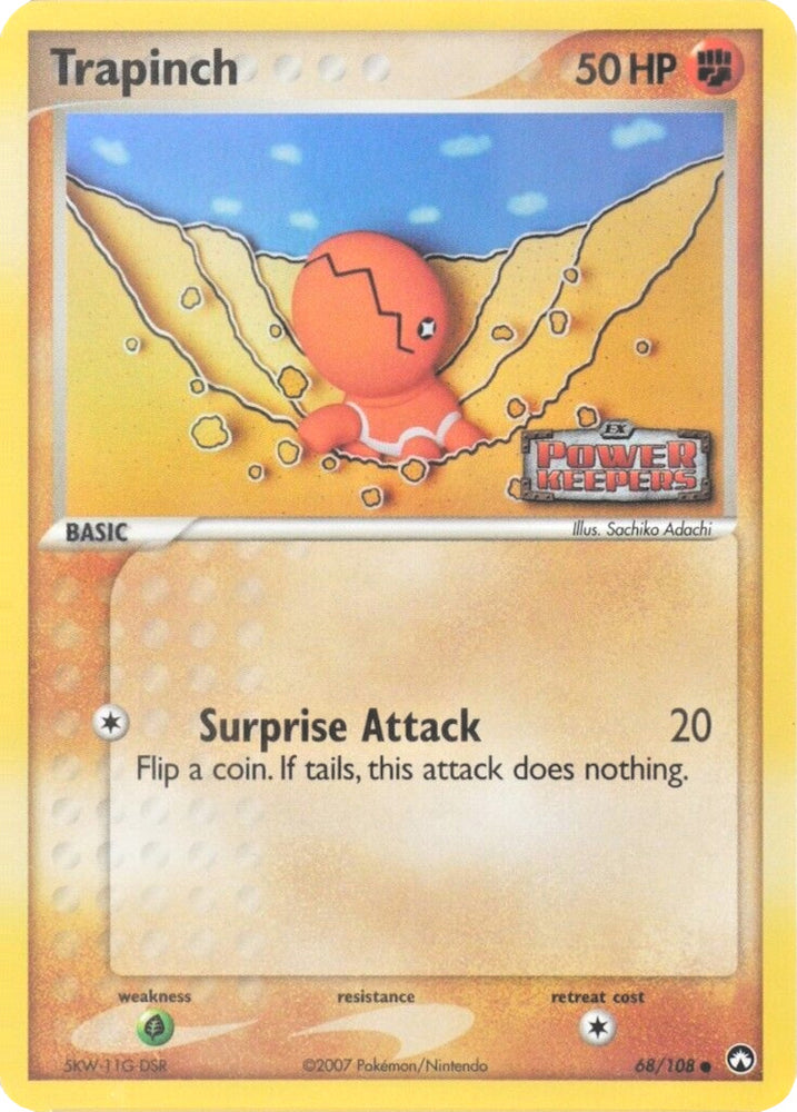 Pokemon | Trapinch (68/108) (Stamped) [EX: Power Keepers] | The Nerd Merchant
