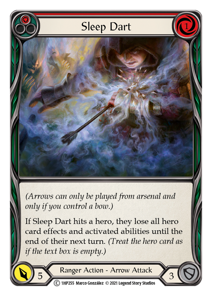 Flesh and Blood TCG | Sleep Dart (Red) [1HP255] (History Pack 1) | The Nerd Merchant