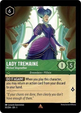 Lorcana | Lady Tremaine - Wicked Stepmother (85/204) [The First Chapter] | The Nerd Merchant