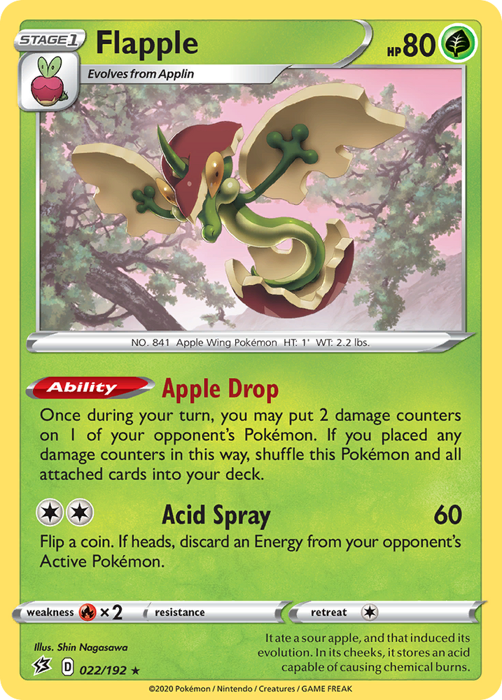 Pokemon | Flapple (022/192) [Sword & Shield: Rebel Clash] | The Nerd Merchant